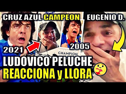 LUDOVICO PELUCHE (Derbez) CELEBRA que CRUZ AZUL es CAMPEON | Reaccion de Eugenio Derbez 2021 + VIDEO