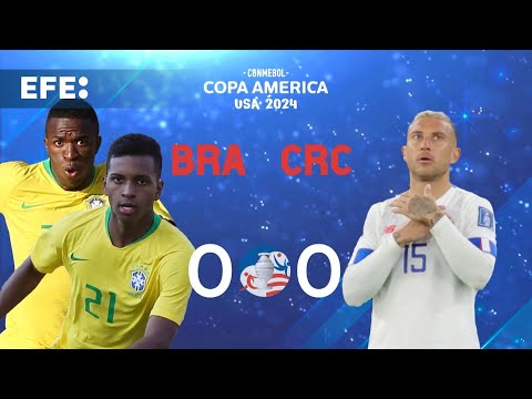 0-0. Brasil se atraganta de oportunidades y una dura Costa Rica le saca el empate