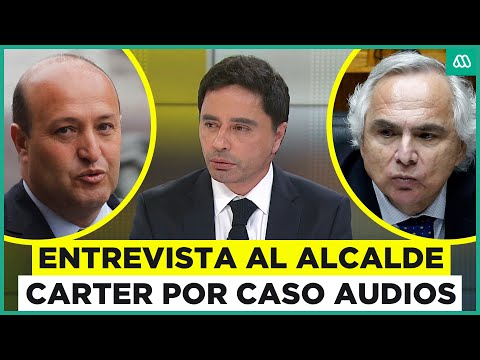 Alcalde Carter por Caso Audios: Chadwick mató los ideales de la derecha y la institucionalidad