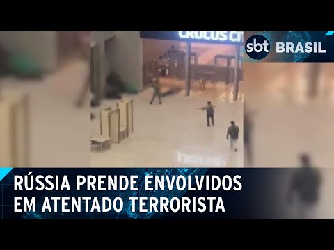 Rússia prende 11 terroristas envolvidos no ataque em Moscou | SBT Brasil (23/03/2024)