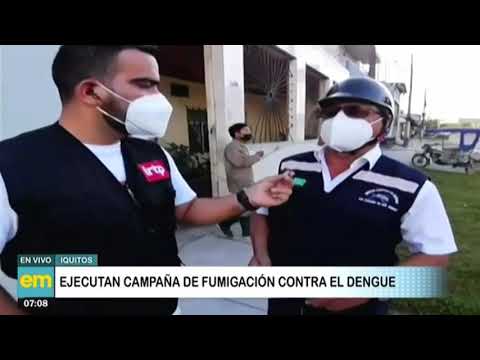 Iquitos: ejecutan campaña de fumigación contra el dengue