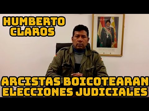 HUMBERTO CLAROS DENUNCIA GOBIERNO CON CUENTO DE PARIDAD DE GENERO BUSCARIA ANULAR ELECCIÓN JUDICIAL