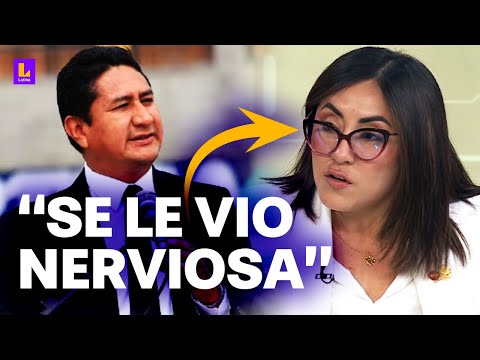 Kelly Portalatino en negación tras pregunta sobre chat con Cerrón: Una presunta situación ilegal