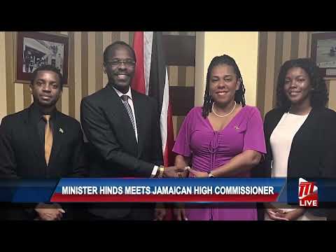 Hinds Meets Jamaica's High Commissioner