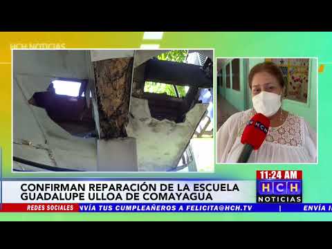 Tras denuncia en HCH, confirman reconstrucción de la escuela Guadalupe Ulloa, Comayagua