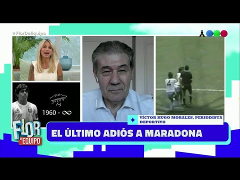 Las emotivas palabras de Victor Hugo Morales para Maradona - Flor de equipo 2020