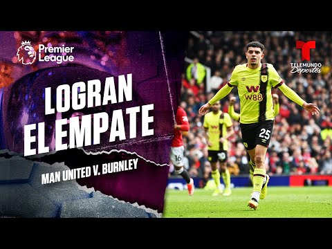 Zeki Amdouni marca penal - Manchester United v. Burnley | Premier League | Telemundo Deportes