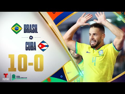 Highlights & Goles: Brasil vs. Cuba 10-0 | Copa Mundial de Futsal 2024 | Telemundo Deportes