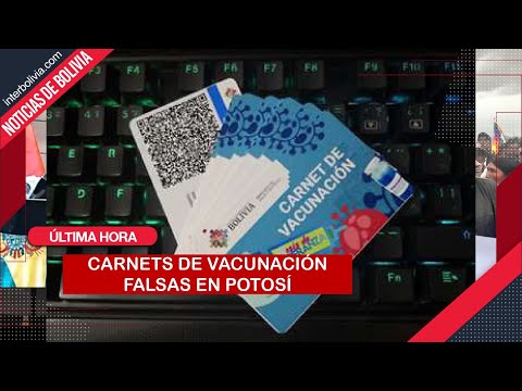 ? Se encontró carnets de vacunación falsificados en el Servicio Departamental de Salud Potosí