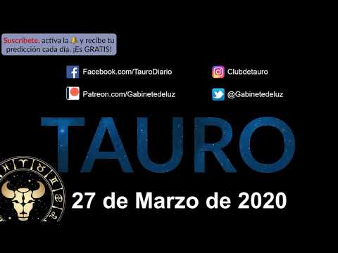 Horóscopo Diario - Tauro - 27 de Marzo de 2020