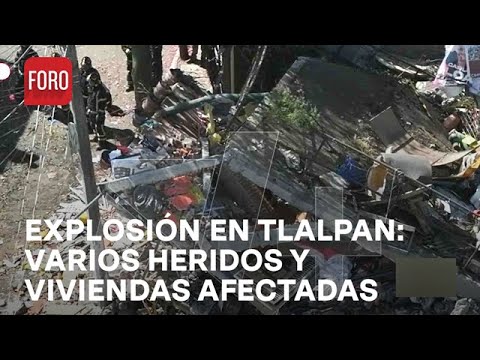 En vivo: Explosión por acumulación de gas en Tlalpan, CDMX.