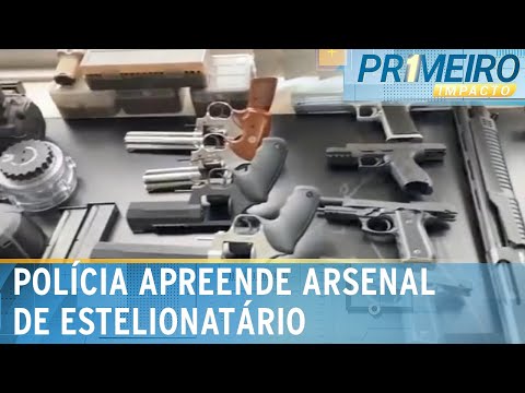 Arsenal de estelionatário é apreendido em casa na zona sul de SP | Primeiro Impacto (07/10/24)