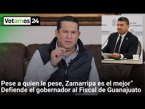 Defiende el gobernador Diego Sinhue Rodríguez Vallejo los resultados del Fiscal de Guanajuato