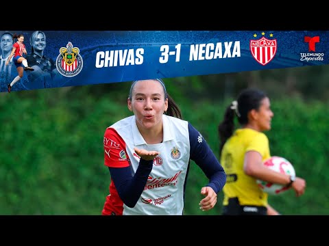 Highlights & Goles: Chivas Femenil vs Necaxa Femenil 3-1 | Telemundo Deportes