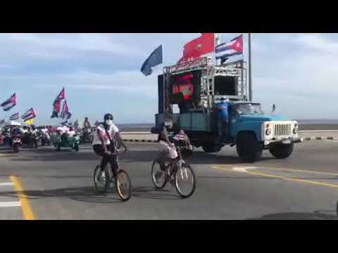 Jóvenes protagonizan en Cuba una caravana por la paz, el amor y la solidaridad
