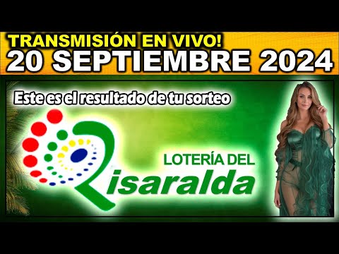 Resultado LOTERIA DE RISARALDA VIERNES 20 de septiembre 2024