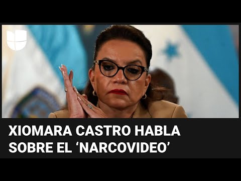 Se pronuncia la presidenta Xiomara Castro tras el 'narcovideo' que sacude al gobierno de Honduras