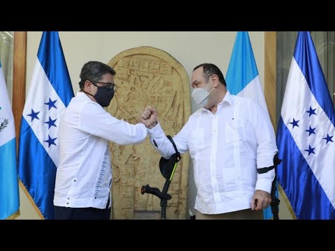 Presidente Hernández visita a Guatemala
