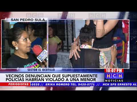 ¡Por supuesta violación de una menor! Pobladores de El Ocotillo intentan quemar posta policial
