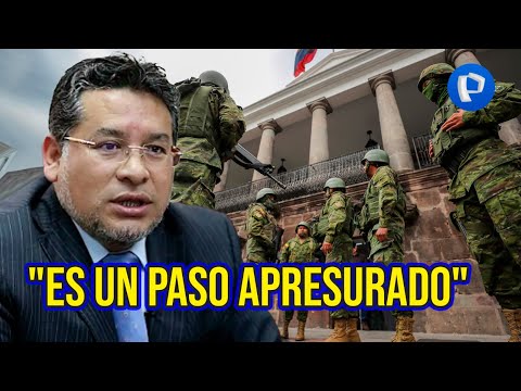 Rubén Vargas sobre amnistía para policías y militares: Es un paso apresurado