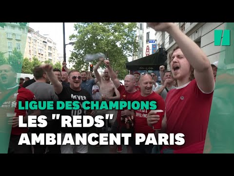 Liverpool-Real Madrid- Les supporters des Reds ont envahi Paris