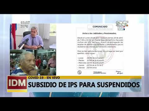 Aguardan decreto reglamentario para el inicio del pago del subsidio del IPS