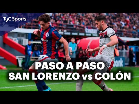 SAN LORENZO 0-0 COLÓN  LIGA PROFESIONAL DE FÚTBOL  PASO A PASO | HIGHLIGHTS | RESUMEN