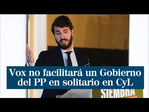 Vox no facilitará un Gobierno del PP en solitario en Castilla y León