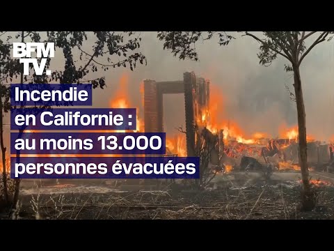 Incendie en Californie: au moins 13.000 personnes évacuées