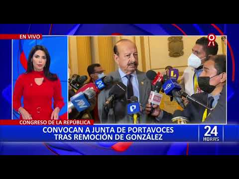 Congreso: convocan de urgencia a junta de portavoces para analizar abrupto despido de González
