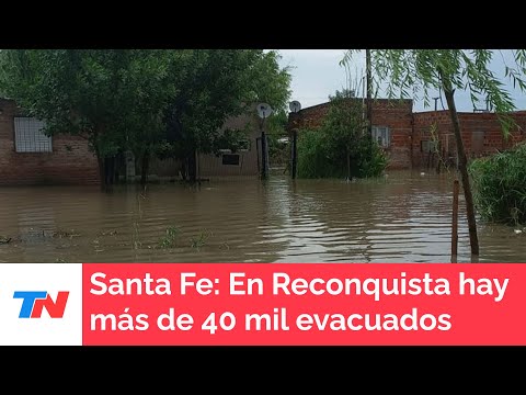 Santa Fe: La capacidad de la ciudad de drenar el agua, está colapsada Intendente de Reconquista