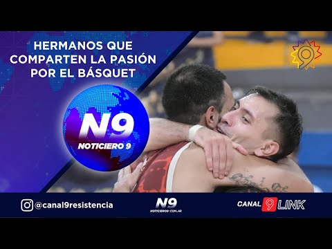 HERMANOS QUE COMPARTEN LA PASIÓN POR EL BÁSQUET - NOTICIERO 9