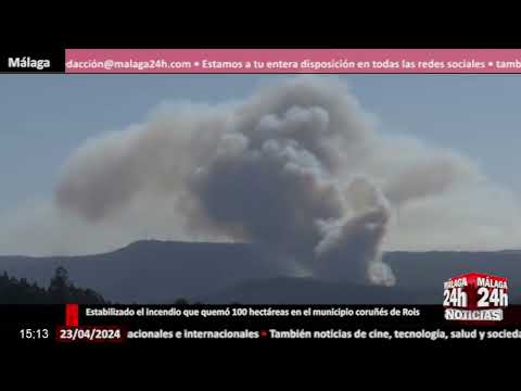 Noticia - Estabilizado el incendio que quemó 100 hectáreas en el municipio coruñés de Rois