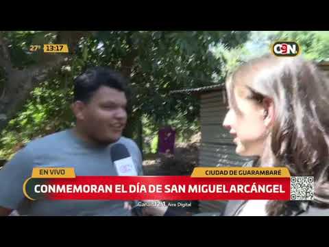 Conmemoran el día de San Miguel Arcángel en Guarambaré