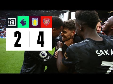 Aston Villa vs Arsenal (2-4) | Resumen y goles | Highlights Premier League