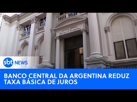 Banco Central da Argentina anuncia redução da taxa básica de juros do país| #SBTNewsnaTV(12/03/24)
