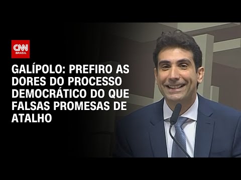 Galípolo: Prefiro as dores do processo democrático do que falsas promessas de atalho | LIVE