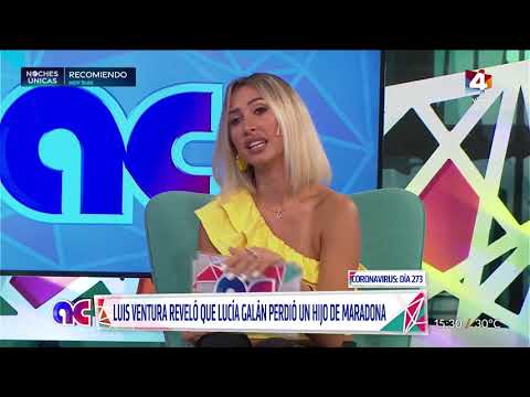 Algo Contigo - Ventura aseguró que Lucía Galán perdió un hijo de Maradona