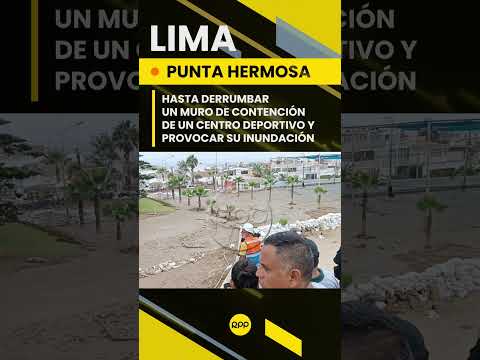 ¡Segundo Huaico en menos de 24 horas en Punta Hermosa!