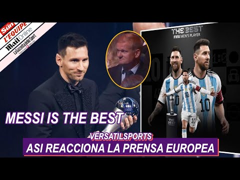 Sorpresa en prensa europea por premio The Best a Messi