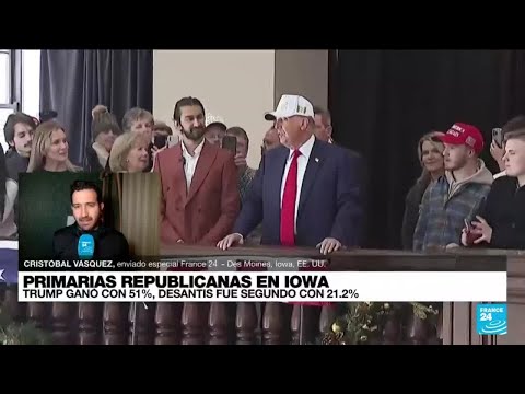 Informe desde Des Moines: el impacto del triunfo de Trump en el caucus de Iowa • FRANCE 24 Español