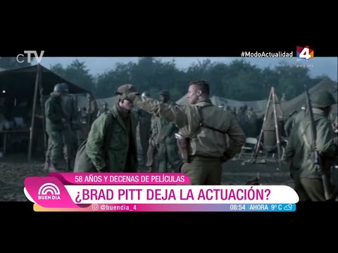 Buen Día - ¿Brad Pitt deja la actuación?