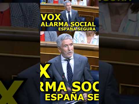 España es segura, VOX crea Alarma Social Grande Marlaska a María José Millán (VOX) #pp #psoe
