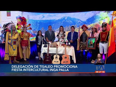 Tisaleo promociona su fiesta intercultural 'Inga Palla'