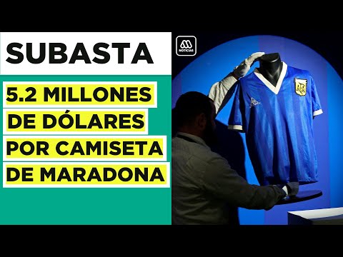 Camiseta de Maradona en subasta: Recibió oferta por 5.2 millones de dólares