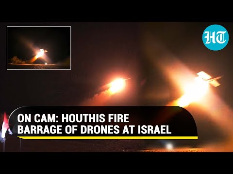 Iran-backed Houthis Release Video Of Drone Blitz On Israel; Yemeni Rebels Show 'Proof' | Watch