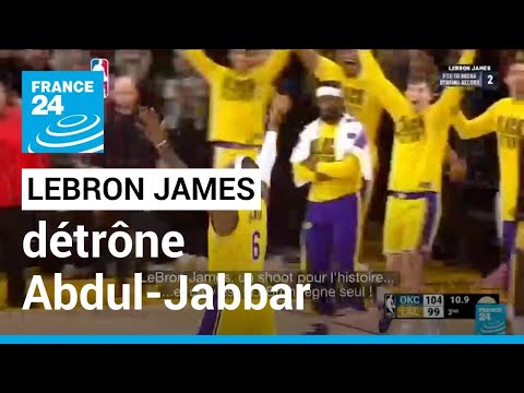 Lebron James détrône Abdul-Jabbar : le joueur sacré meilleur buteur de l'histoire de la NBA