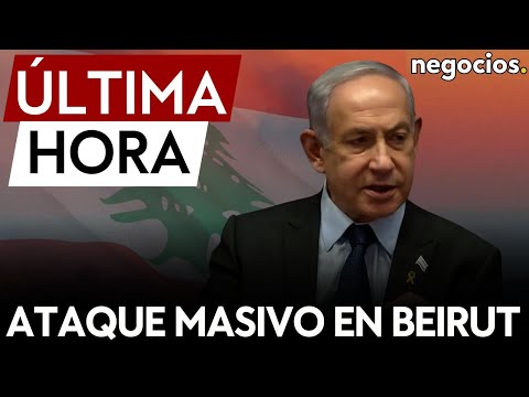 ÚLTIMA  HORA | Ataque masivo en Beirut: Israel lanza bombardeo buscando asesinar a Nasrallah