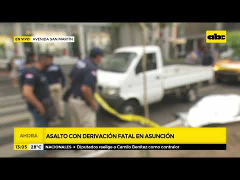 Matan a policía durante un asalto sobre la avenida San Martín