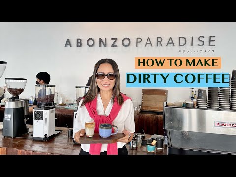 CAFE VLOG: HOW TO MAKE DIRTY COFFEE @abonzocoffee Chiangrai, Northern Thailand